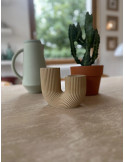 Le vase U pour fleurs séchées