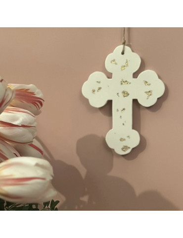 Croix aux éclats dorés 2