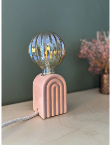 Lampe Ana- lampe sculpturale design en forme d'arche. Artisanale et écologique 2