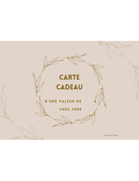 Les cartes cadeaux